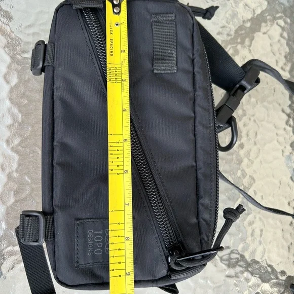 New! TOPO DESIGNS Black on Black Hip Waist Pack - Picture 11 of 11